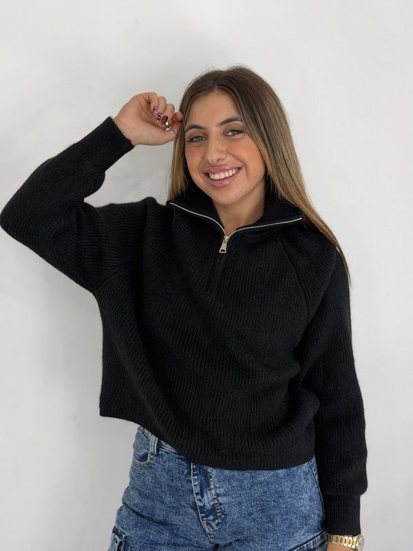 Buzo  Polera Oversize con  cierre