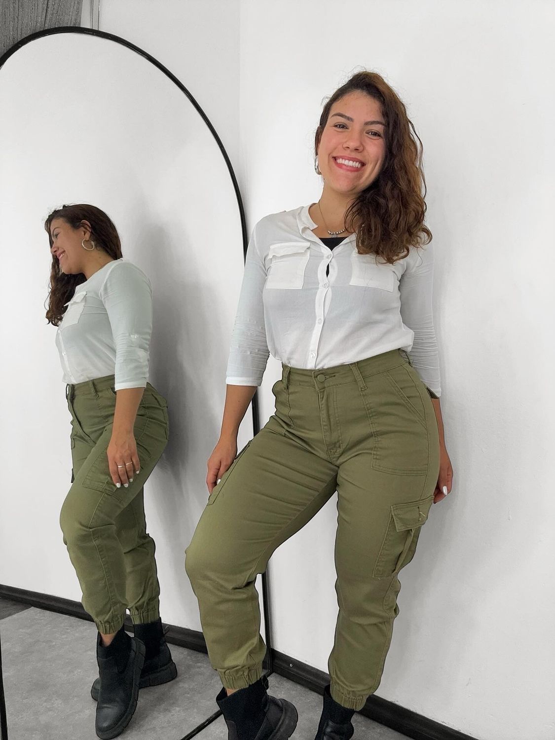 Jean Cargo Elastizado