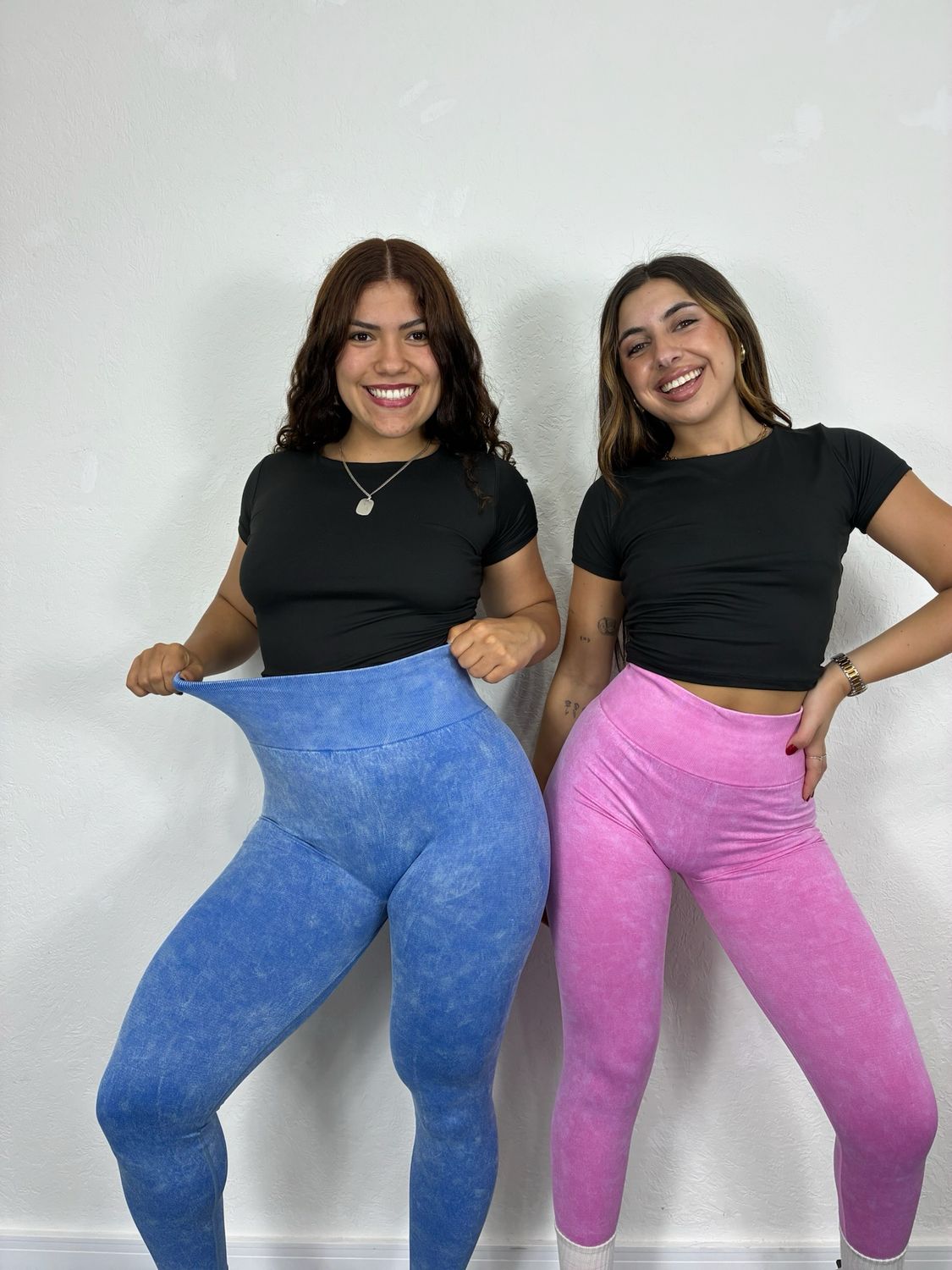 Calza difuminada efecto push up