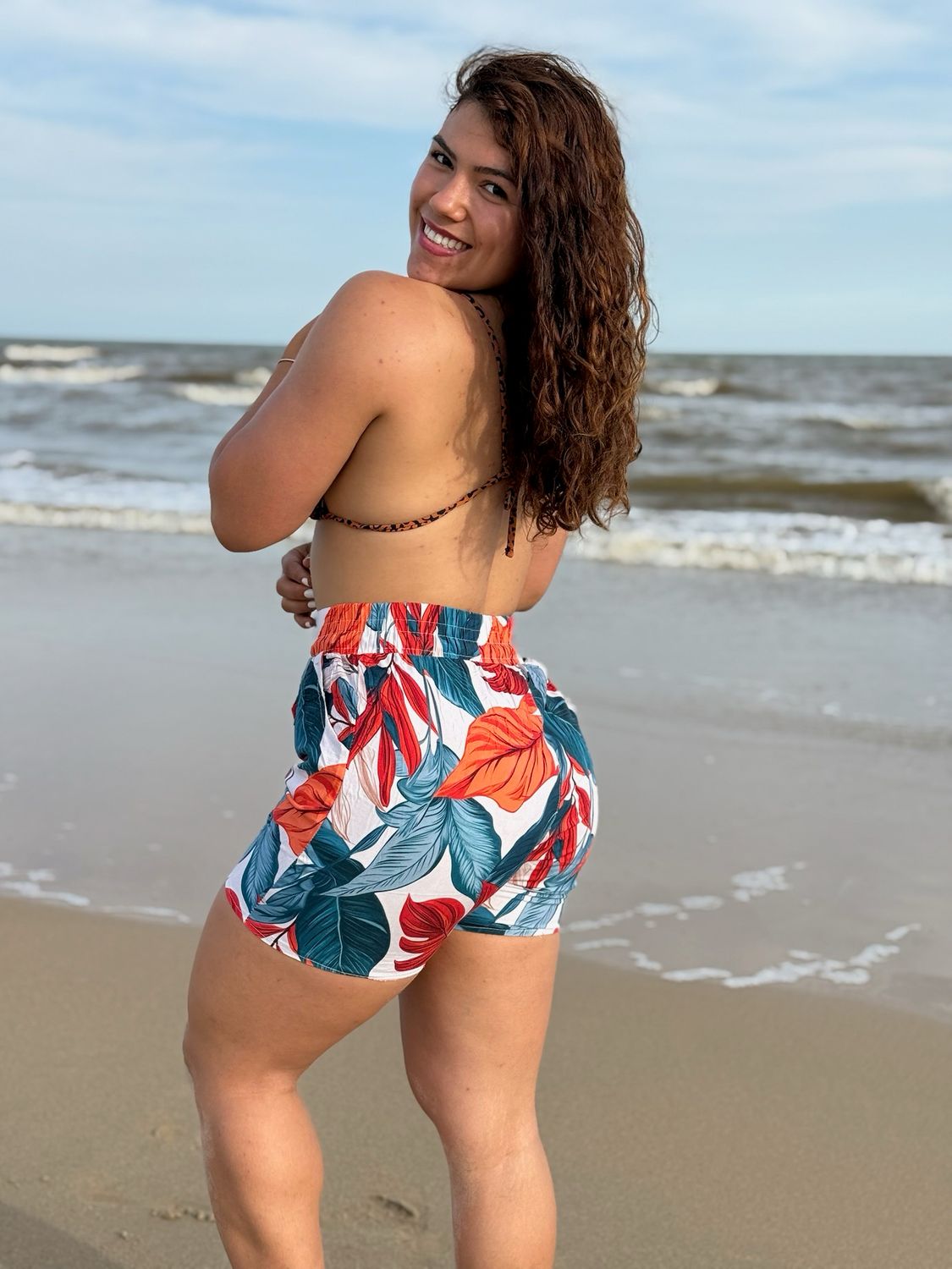 Short Diseño Floral por MAYOR ($190 c/u Pack de 12 unidades)