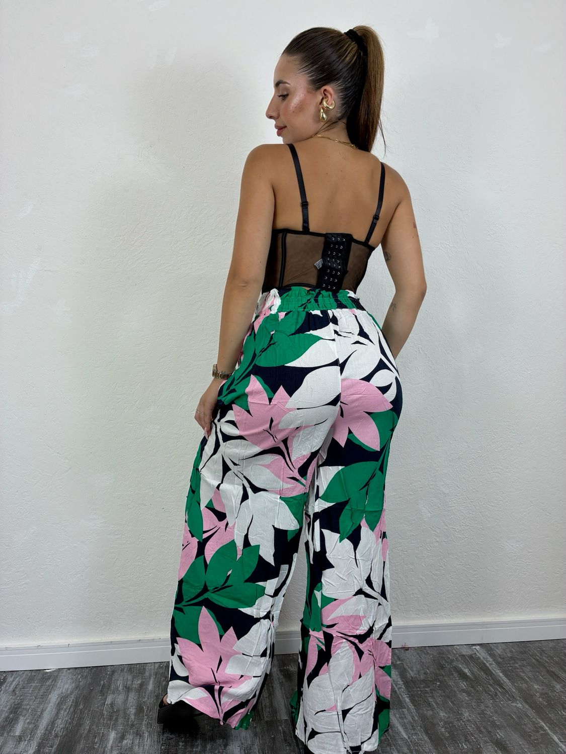 Palazo Fiyi Floral($335 c/u paquete minimo de 12 unidades)