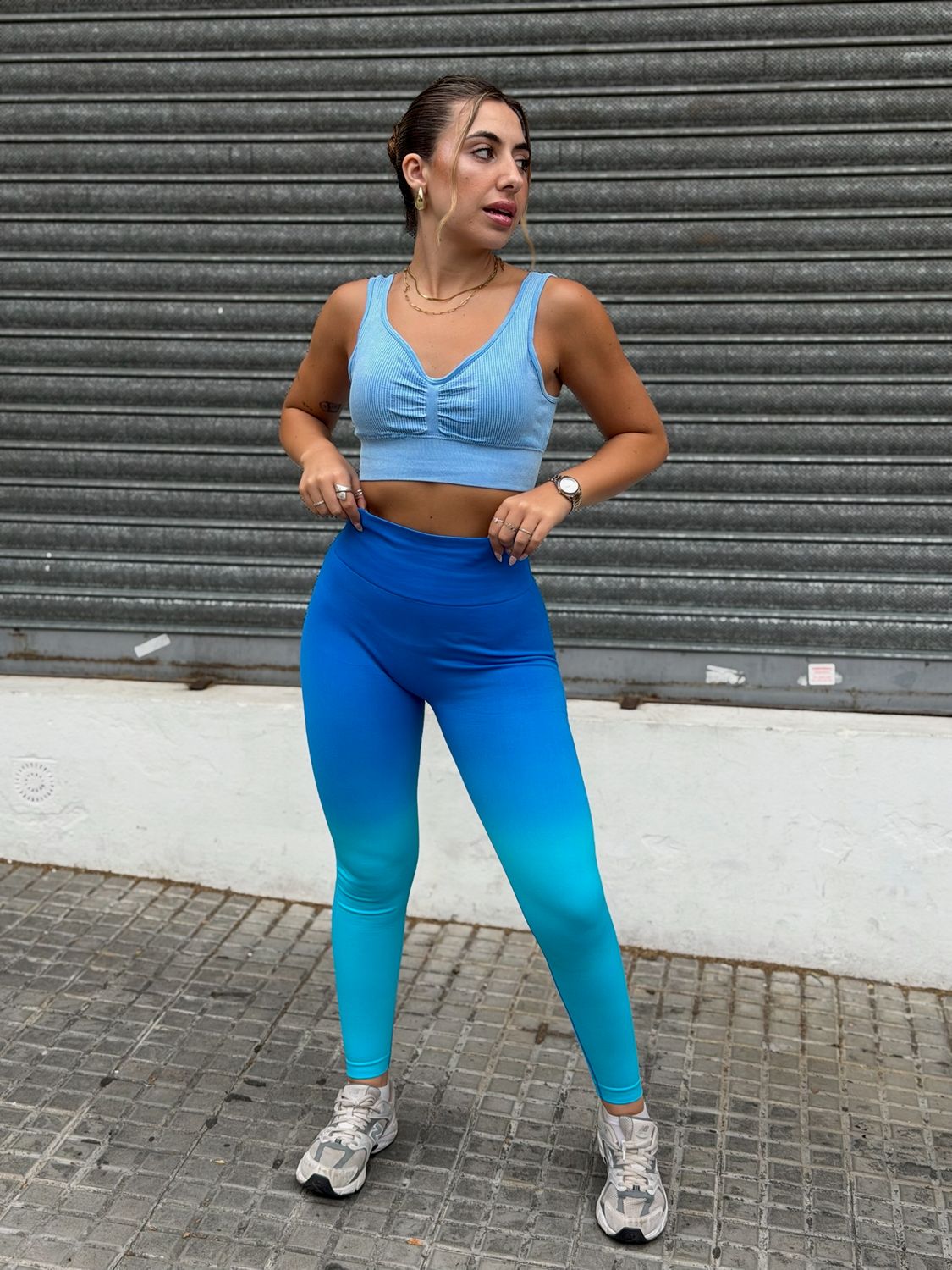 Calza degrade con push up