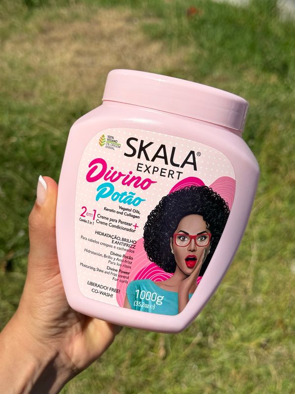 Crema para cabellos crespos y rizos