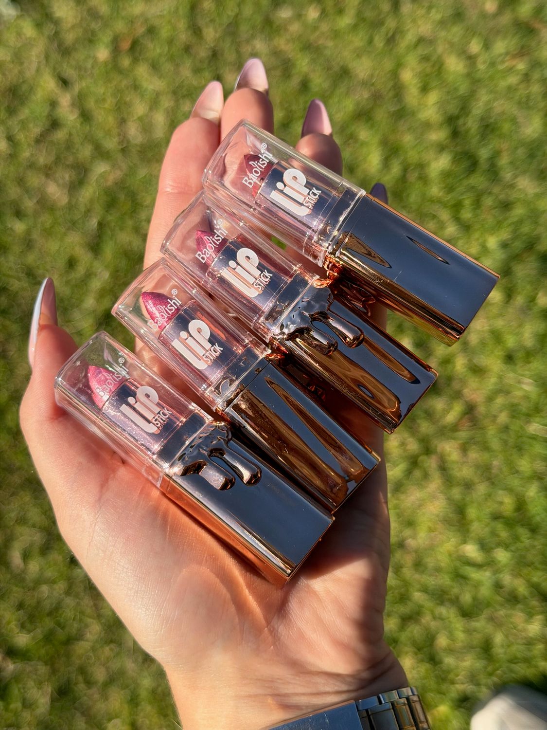 Labial en barra tonos pastel