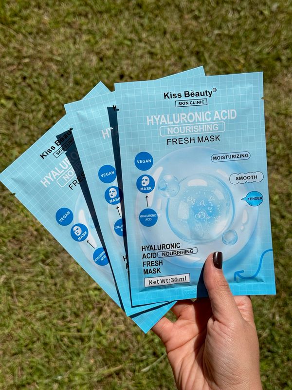 Mascarilla facial de acido hialuronico