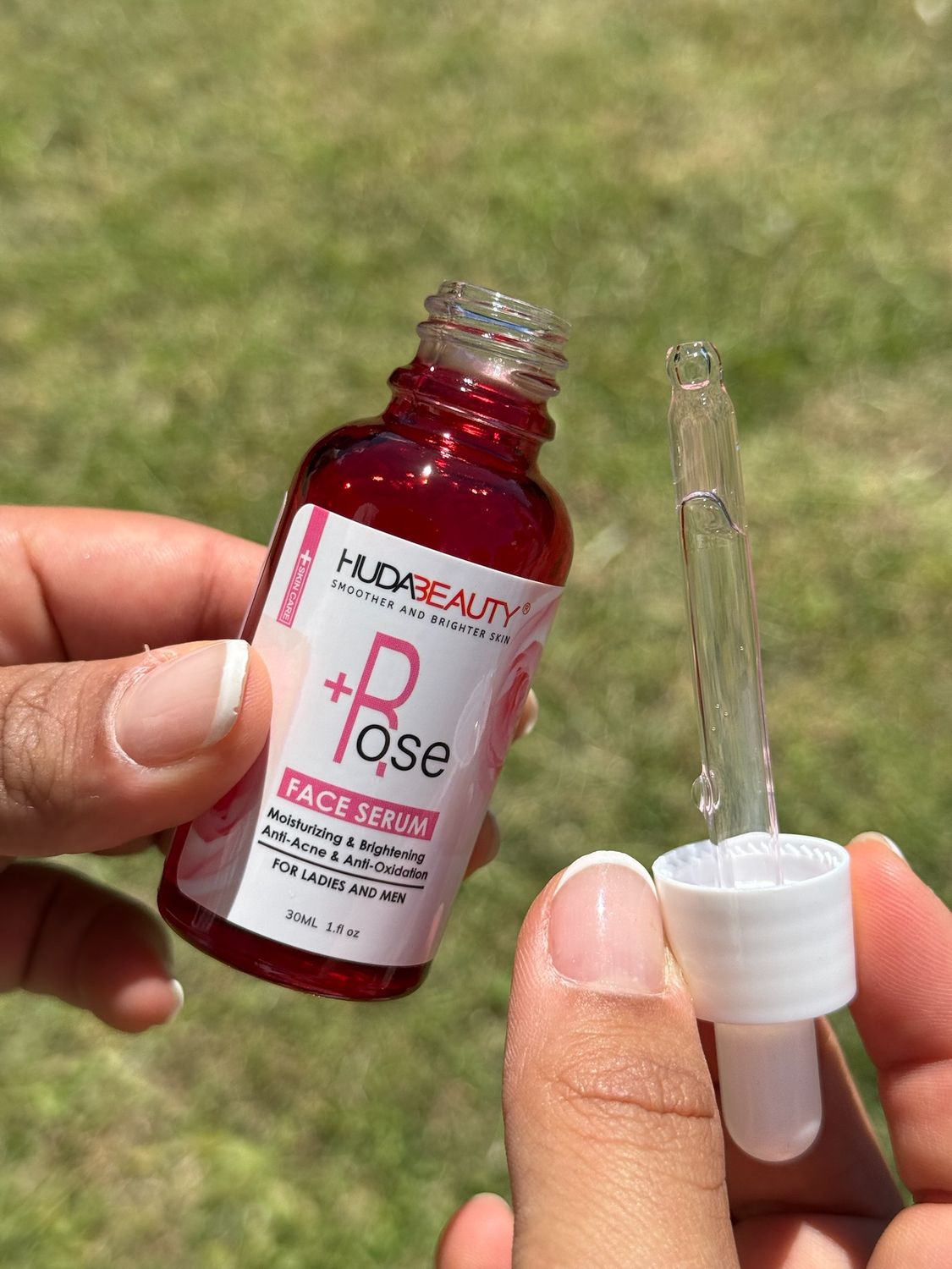 Serum facial de rosas