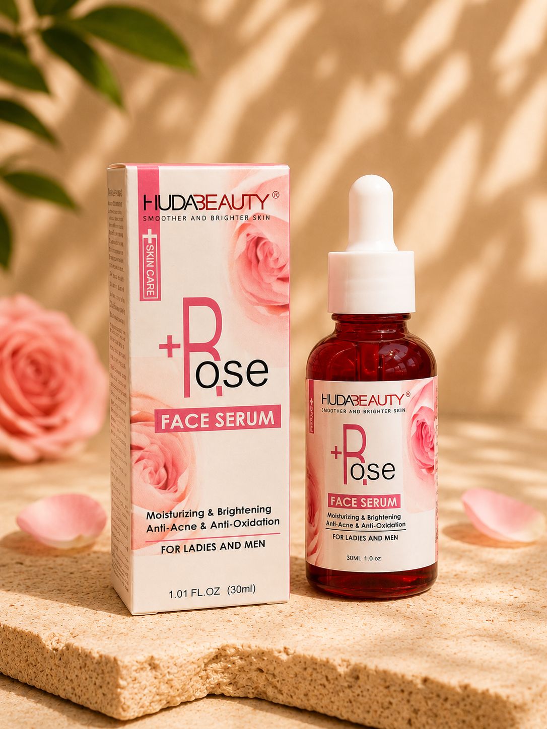 Serum facial de rosas