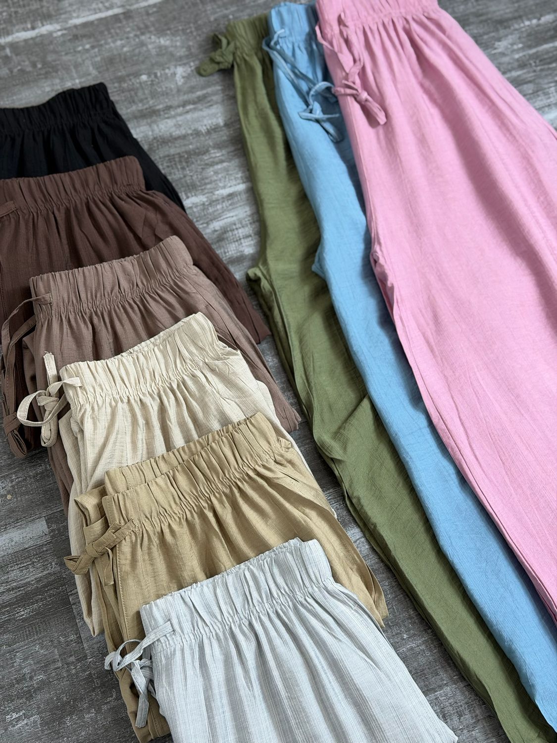 Maxi Palazo de Dama por MAYOR( $ 370 c/u   Pack de 6 unidades)