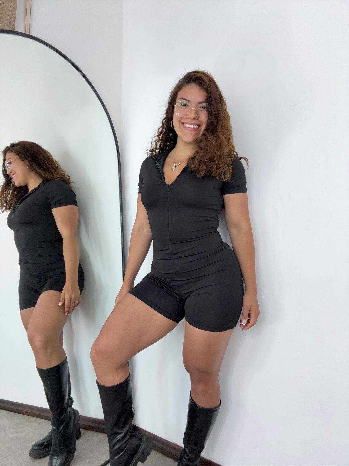 Enterito catsuit color negro