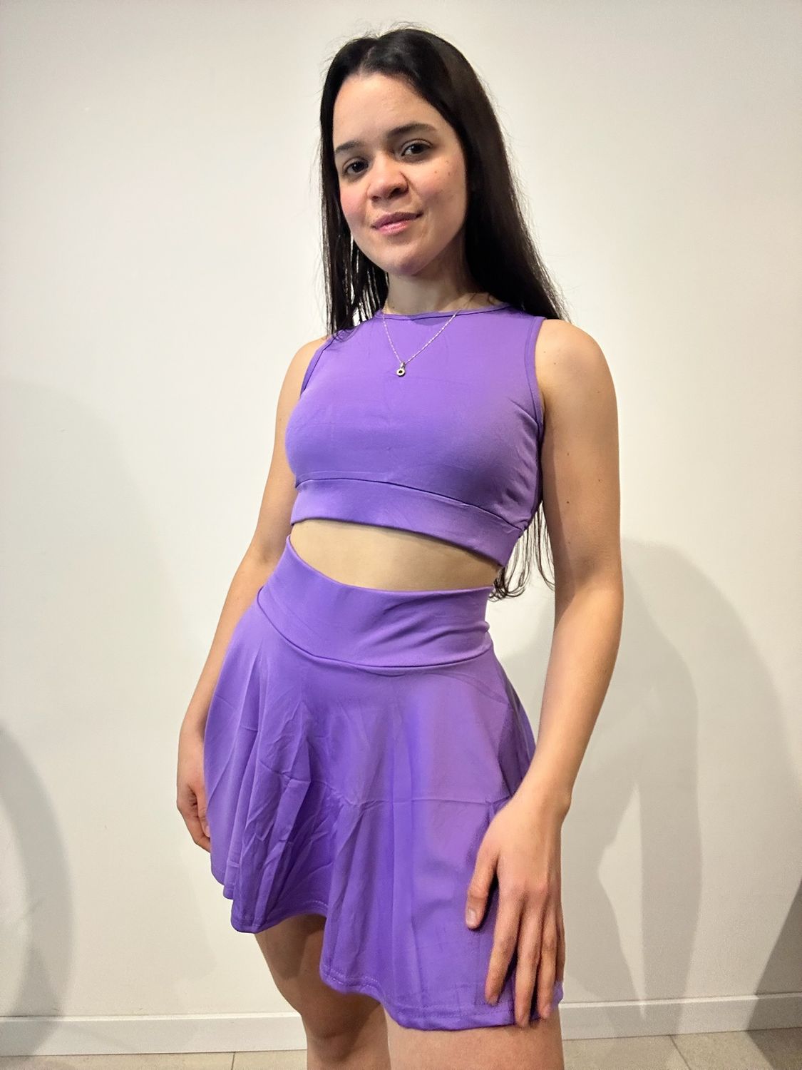 Conjunto De Pollera Con Short Y Top Conjunto De Pollera Con Short Y Top