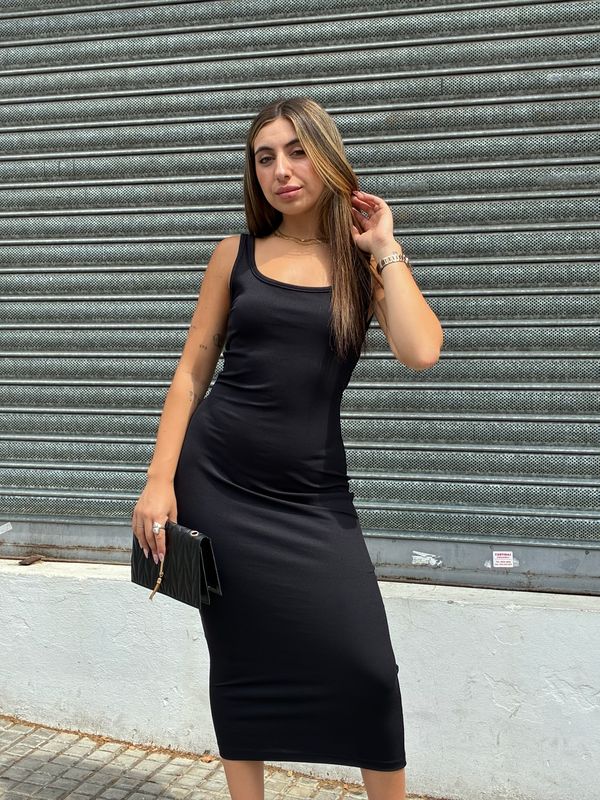 Vestido Verona en tela Morley Ribana Vestido Verona en tela Morley Ribana