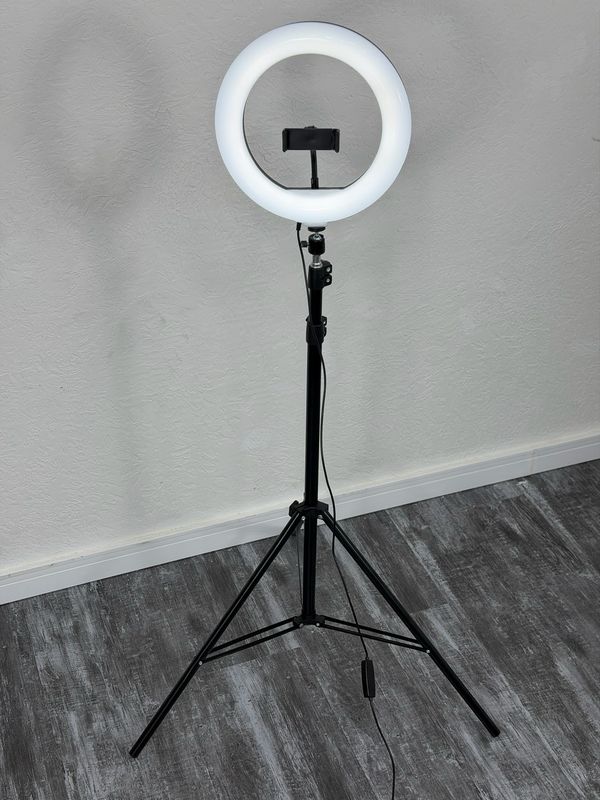 Aro de luz con tripode