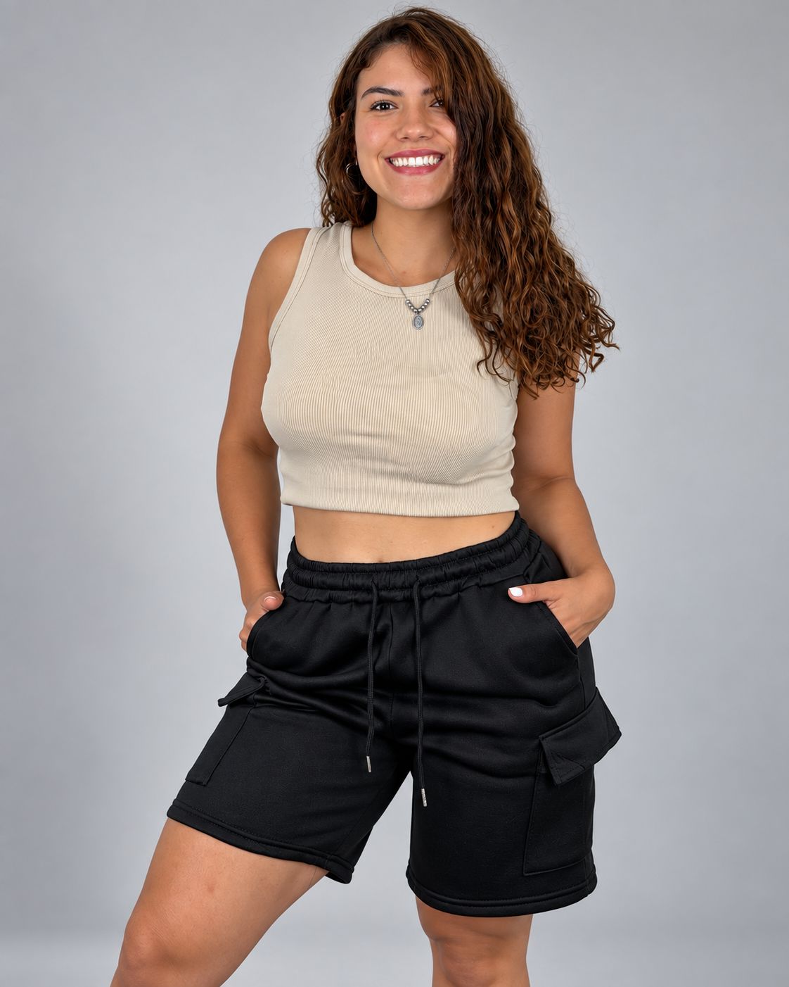 Short deportivo cargo