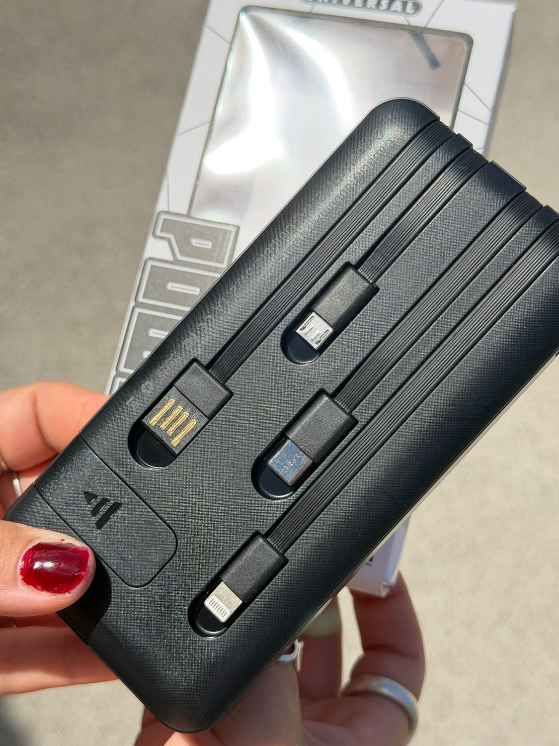 Cargador portatil inalambrico