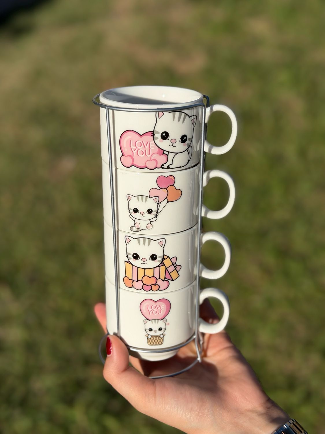 Set de tazas gatitos