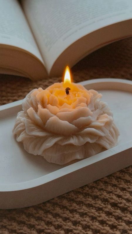 Vela para ambiente flor