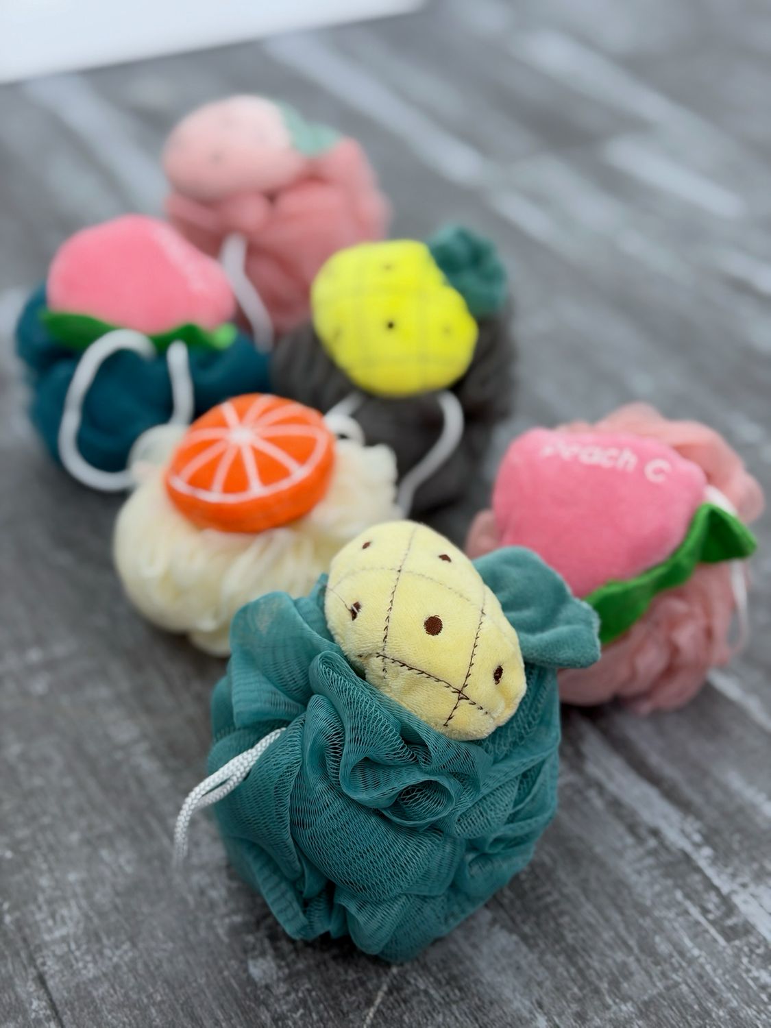 Esponja de ducha por MAYOR ($50 c/u paquete de 6 unidades)