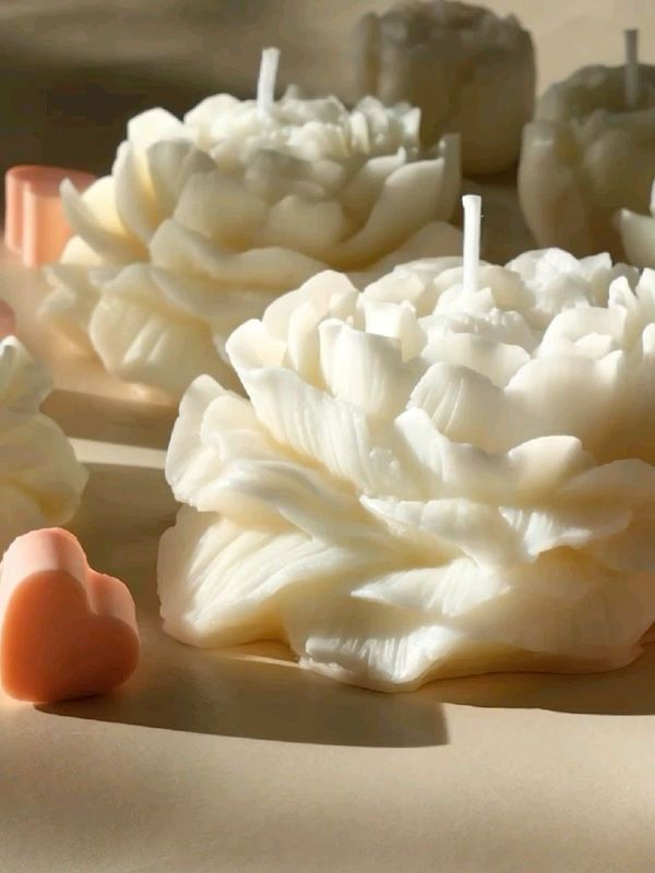 Vela para ambiente flor por  MAYOR ($50 c/u paquete de 6 unidades)