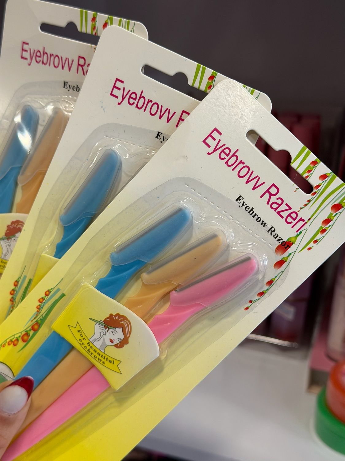 Set de 3 perfiladores de cejas por mayor ( Pack de 6 set de 3 a $30 c/u )