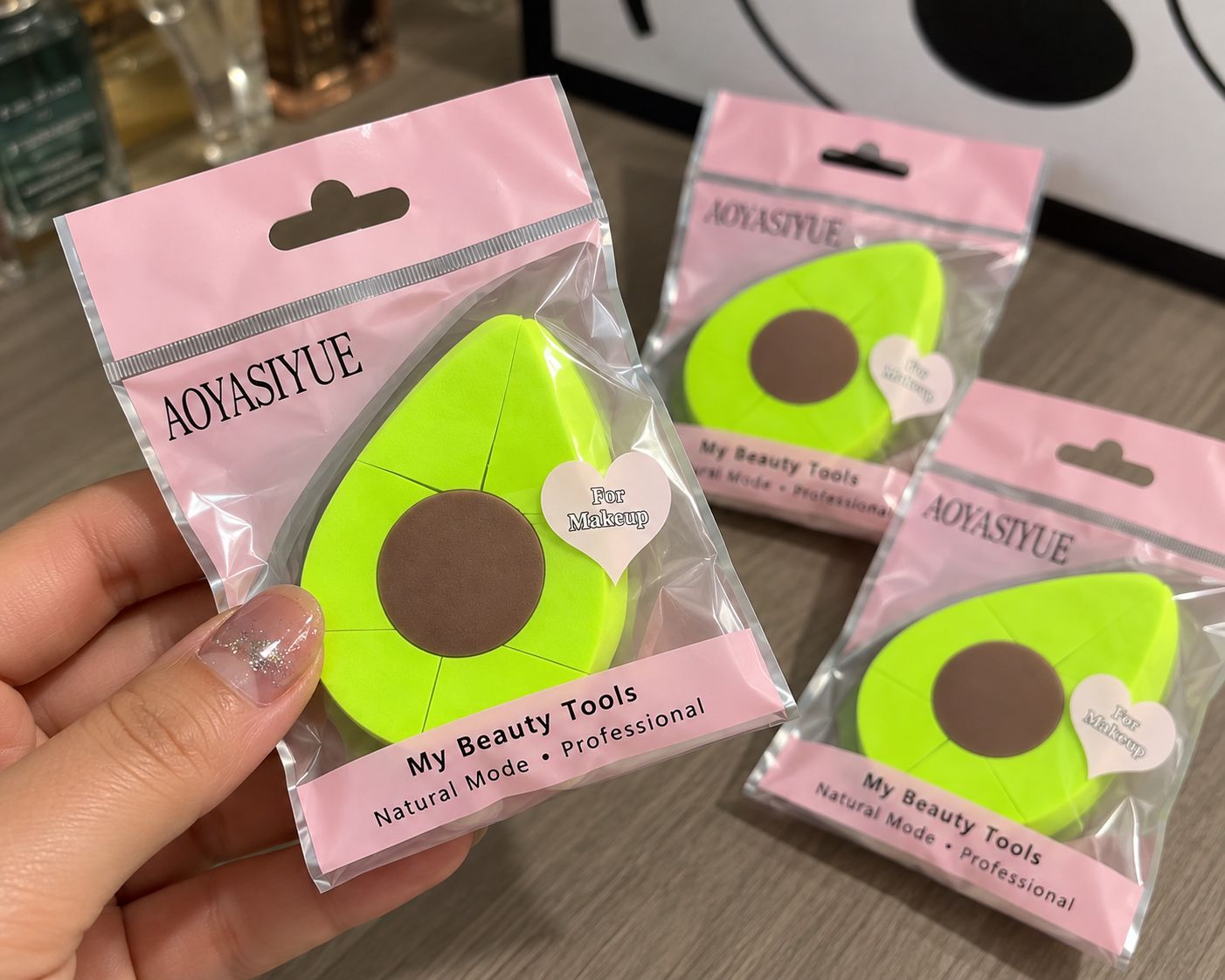 Esponja de maquillaje por mayor ($30 c/u paquete de 6 unidades)