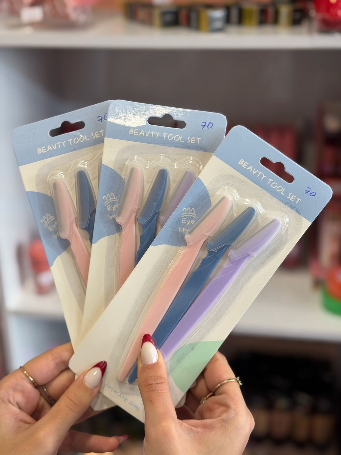 Set de 3 perfiladores de cejas