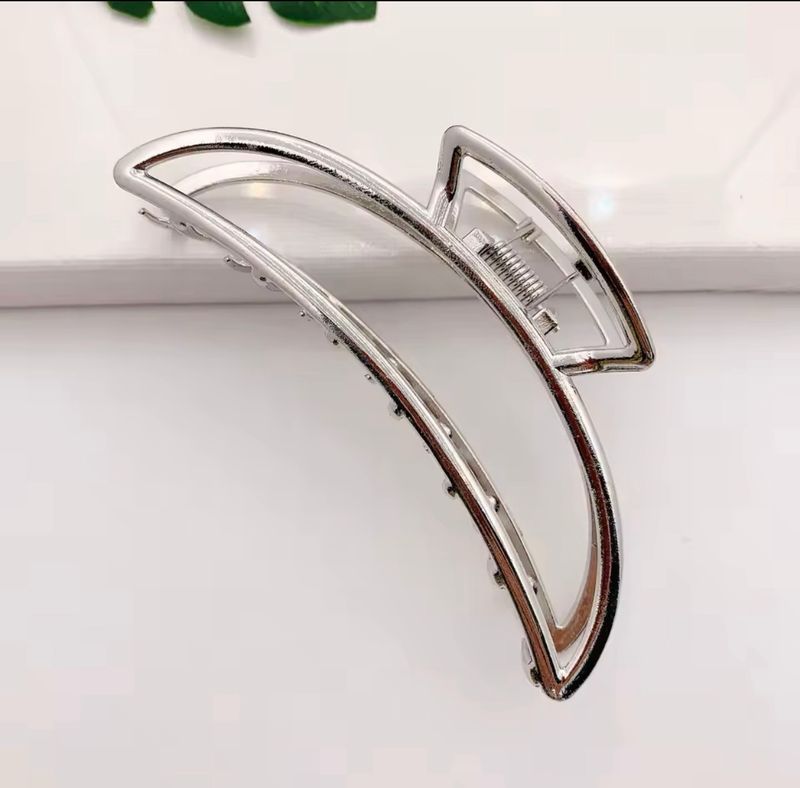 Pinza para cabello diseño media luna