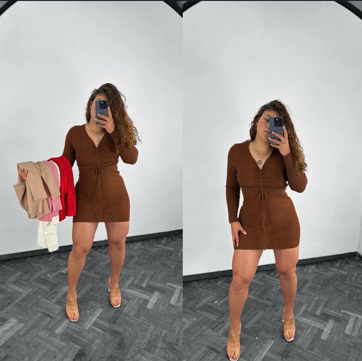 Vestido de hilo con cordon Vestido de hilo con cordon