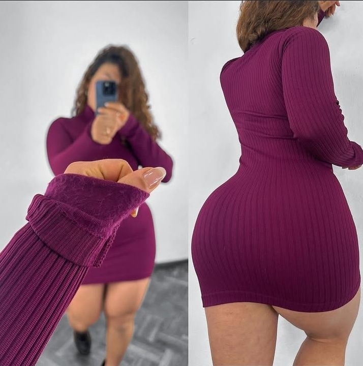 Vestido morley afelpado super alicrado