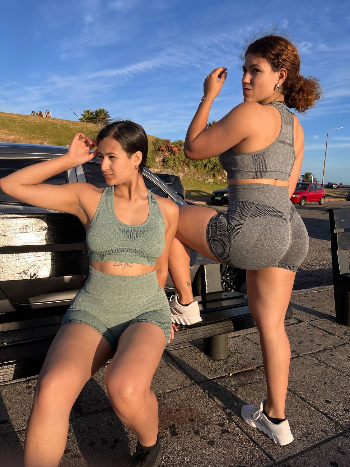 Conjunto Deportivo Push Up Short+top