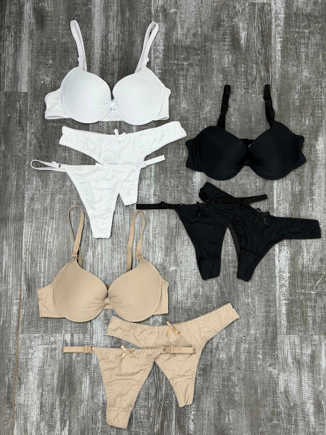 Conjunto de ropa interior ($290 c/u minimo 12 unidades)