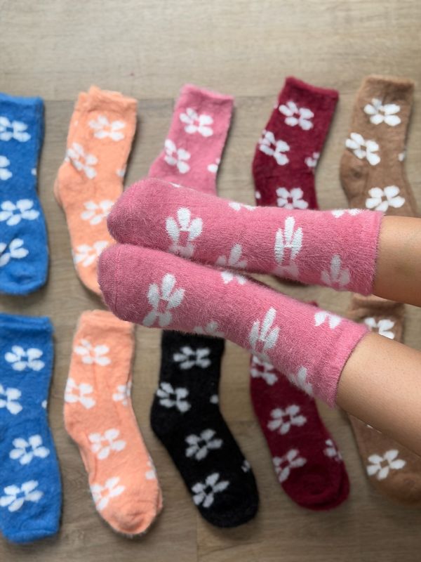 Medias con peluche ( pack de 12)