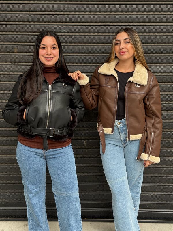 Chaqueta gamulan con corderito