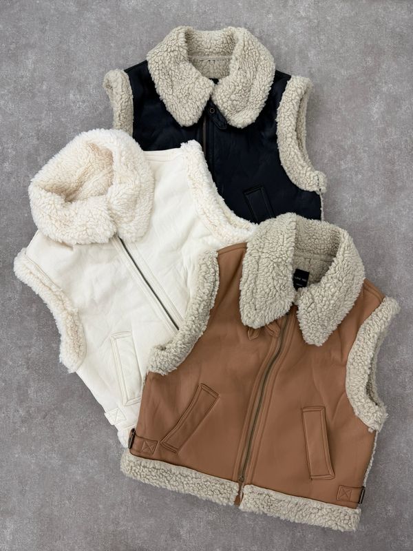 Chaleco gamulan de corderito