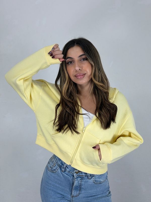 Campera Cierre y Capucha Karla