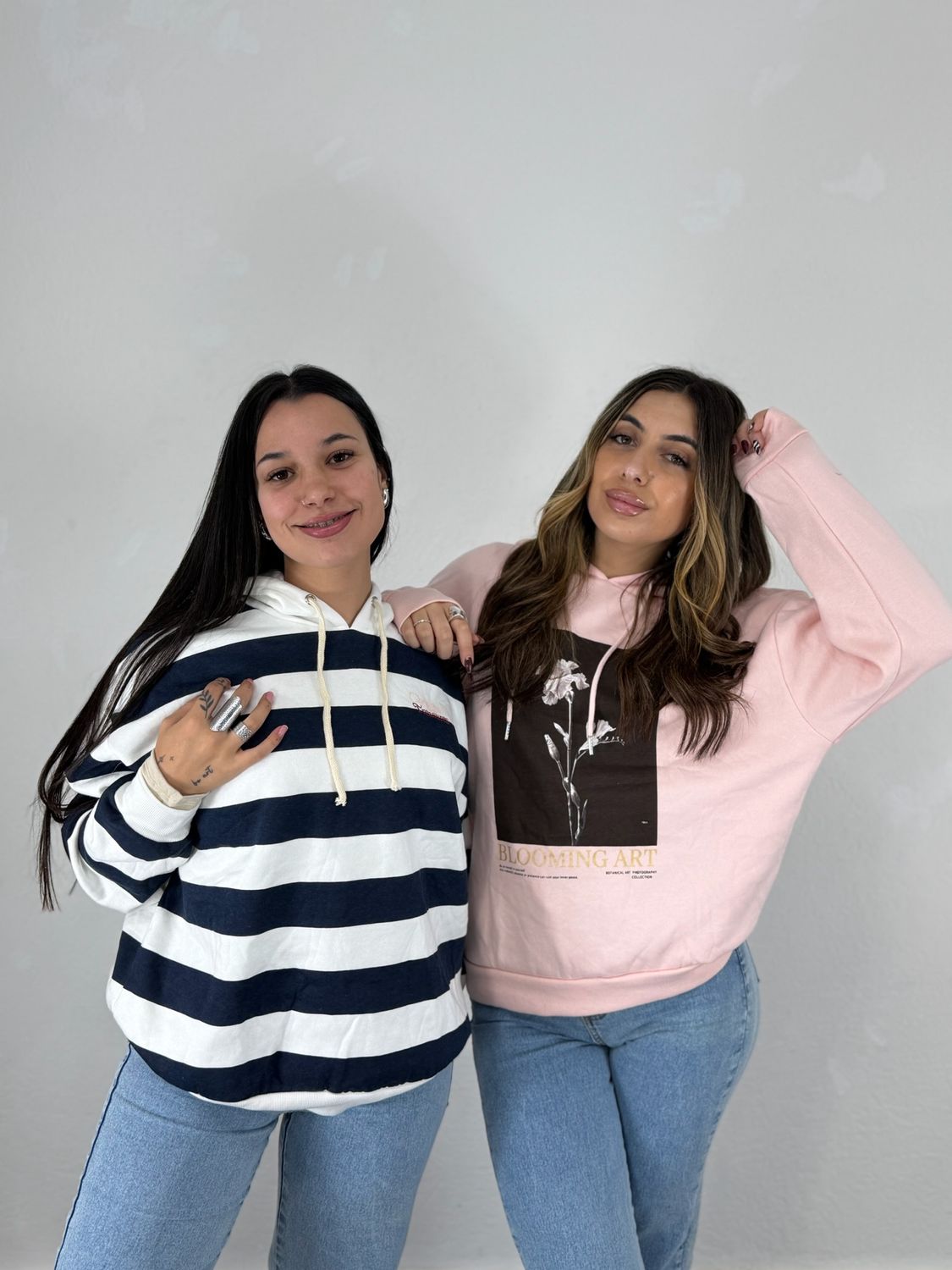 Buzo Canguro con capucha Marina