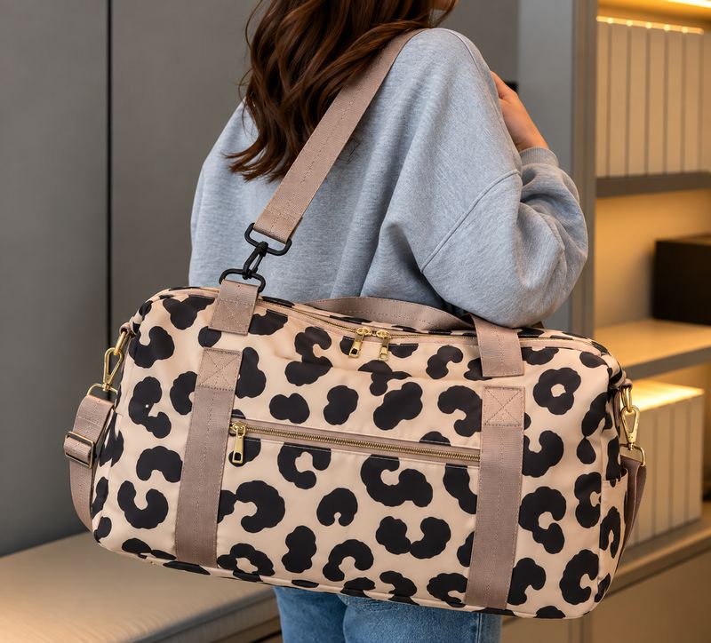 Bolso deportivo print grande