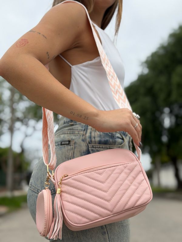 Cartera Bandolera con correa y monedero