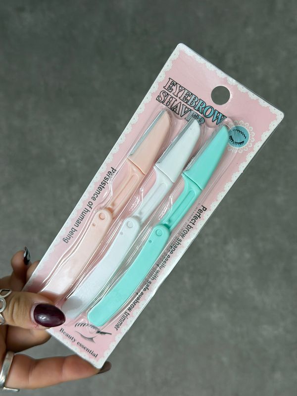 Set de 3 perfiladores para cejas por mayor ( Pack de 12 set de 3 a $45 c/u )