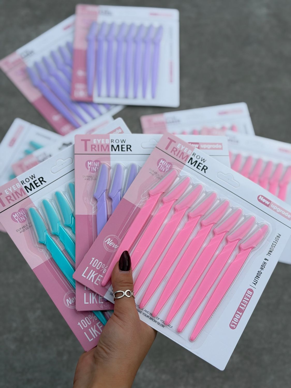 Set de 8 perfiladores para cejas por mayor ( Pack de 12 set de 8 a $90 c/u )