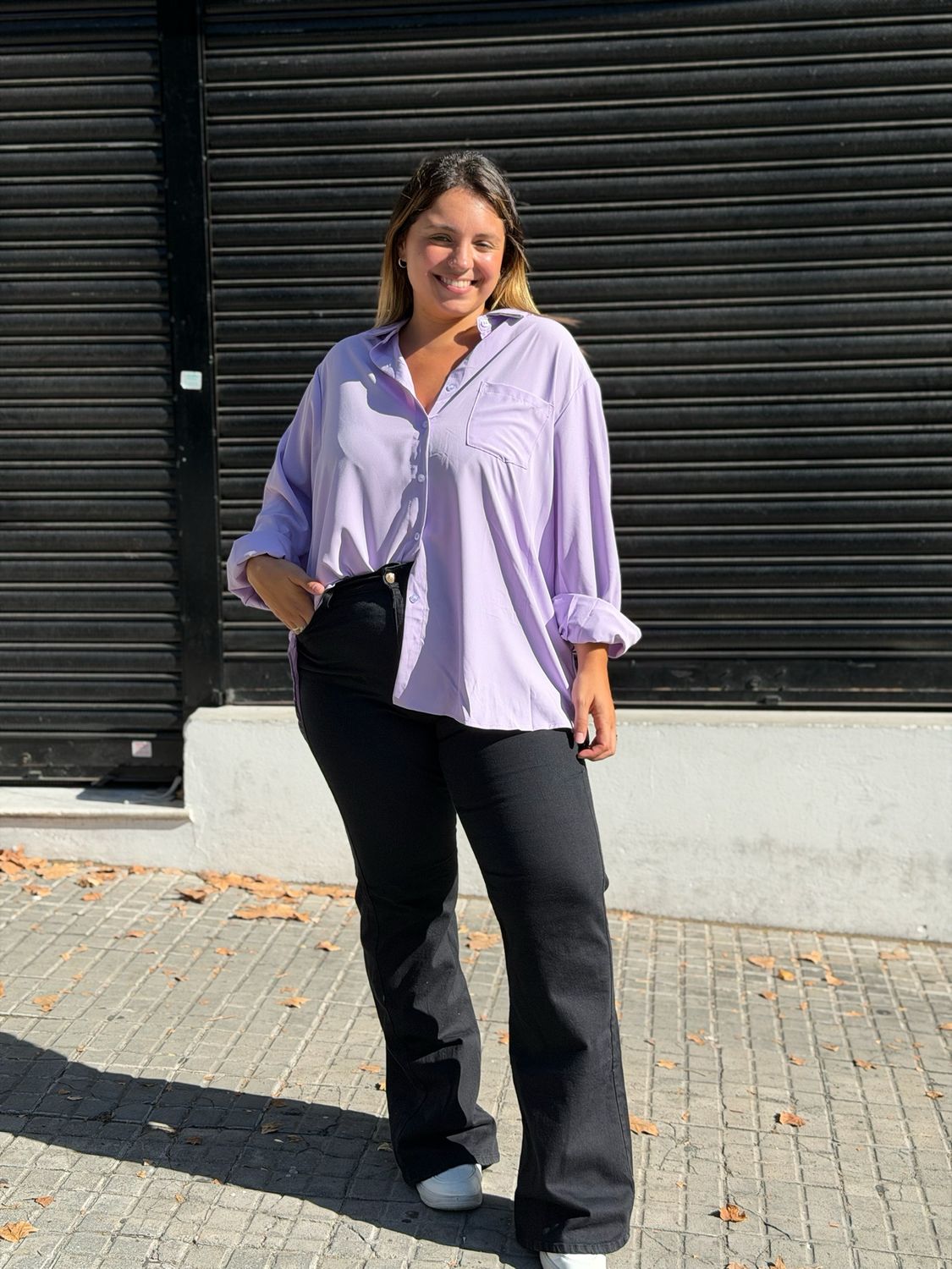 Camisa Oversize  Lisa por mayor ( Pack de 12 a $ 220 c/u ) - imagen