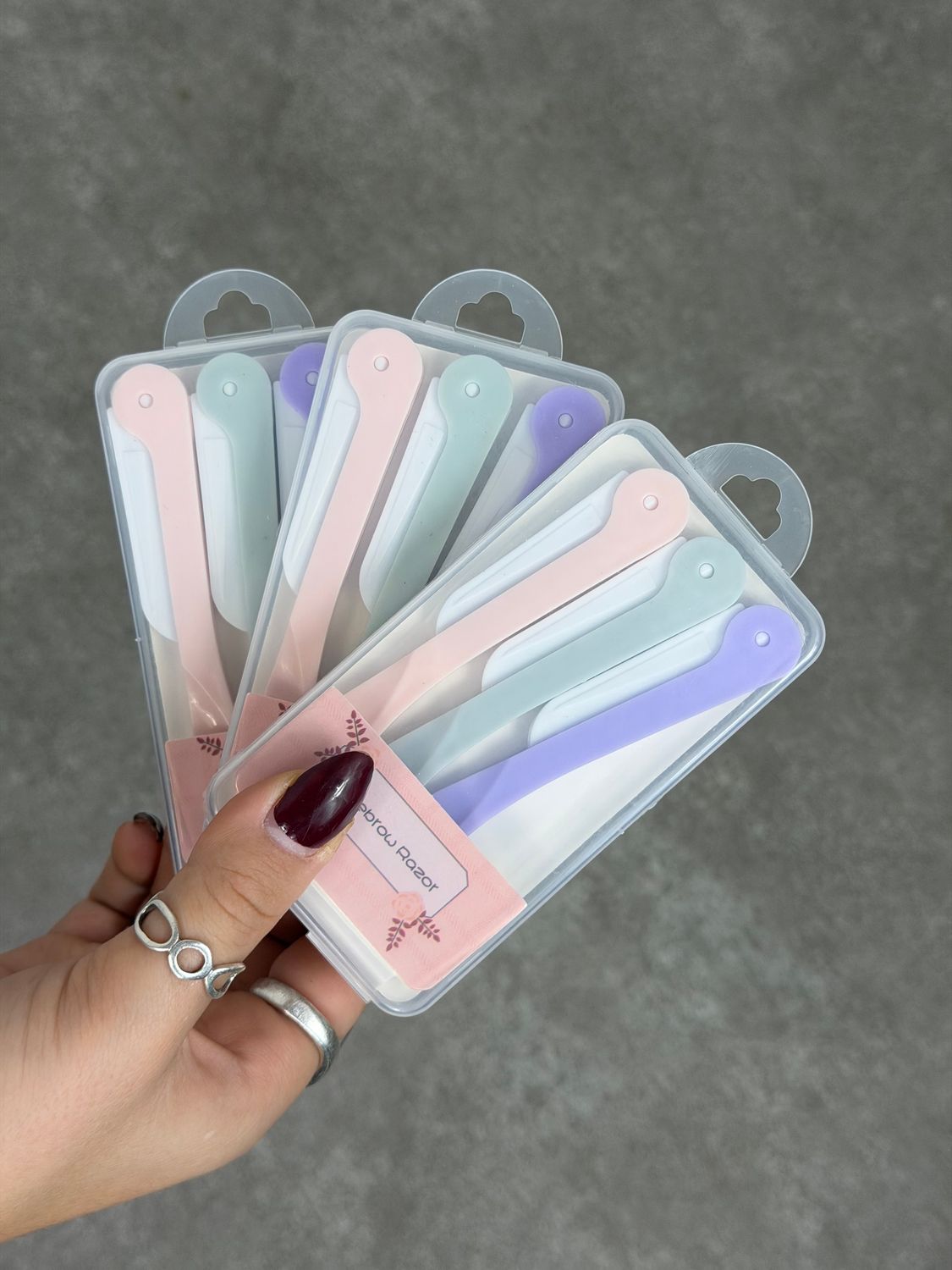 Set de 3 perfiladores para cejas por mayor ( Pack de 12 a $ 60 c/u )