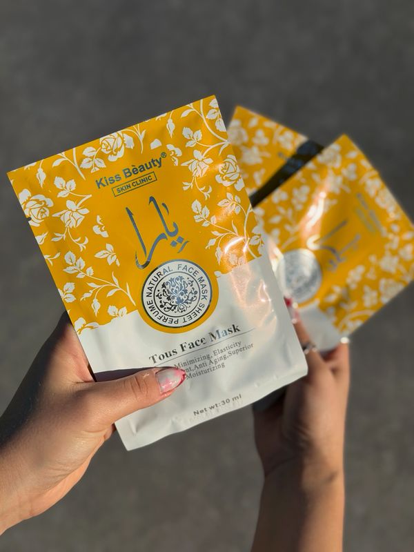 Mascarilla facial yellow