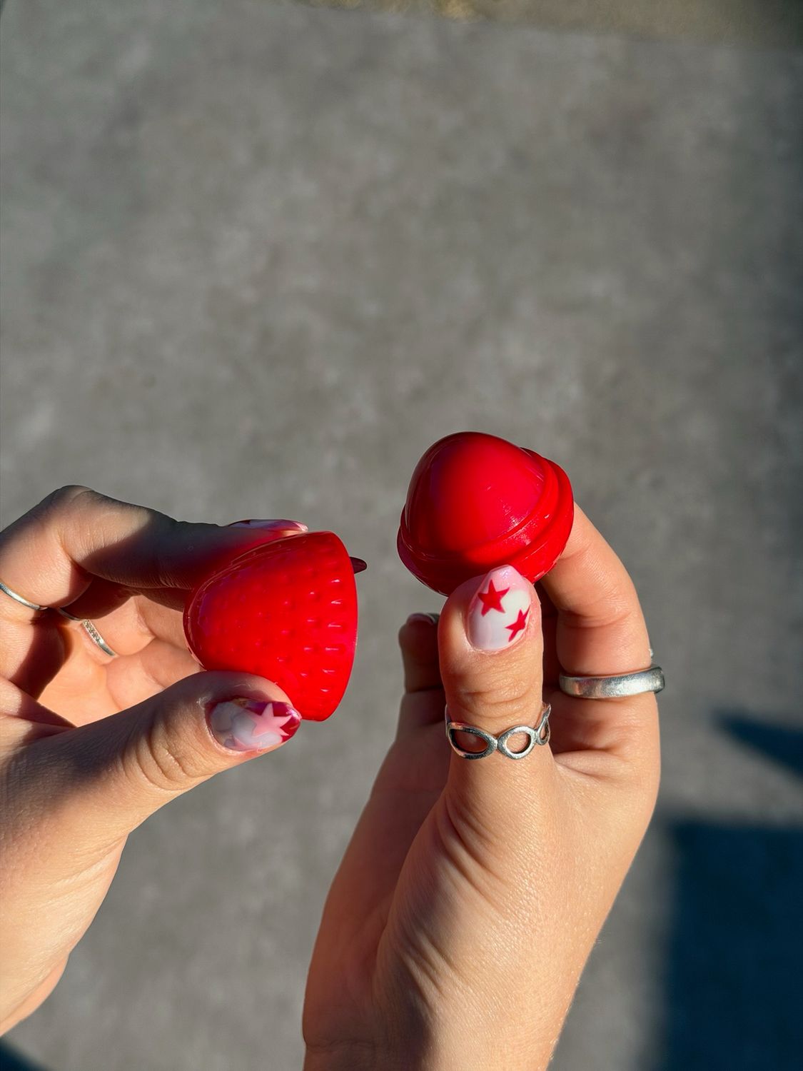 Balsamo para labios de frutilla