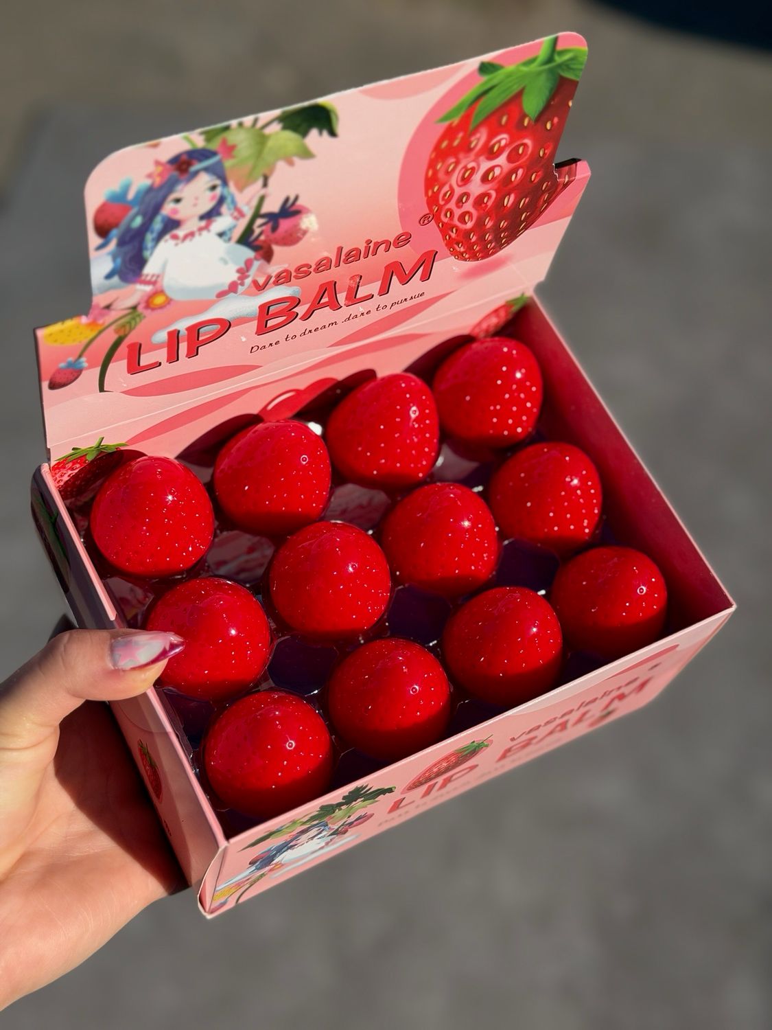 Balsamo para labios de frutilla - imagen