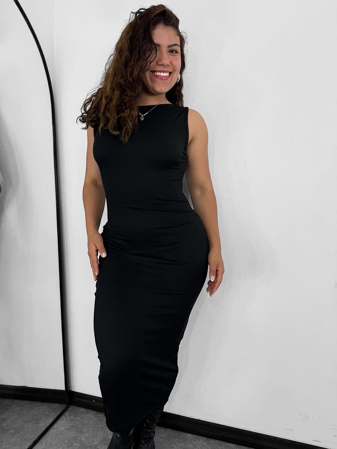 Vestido morley largo espalda baja