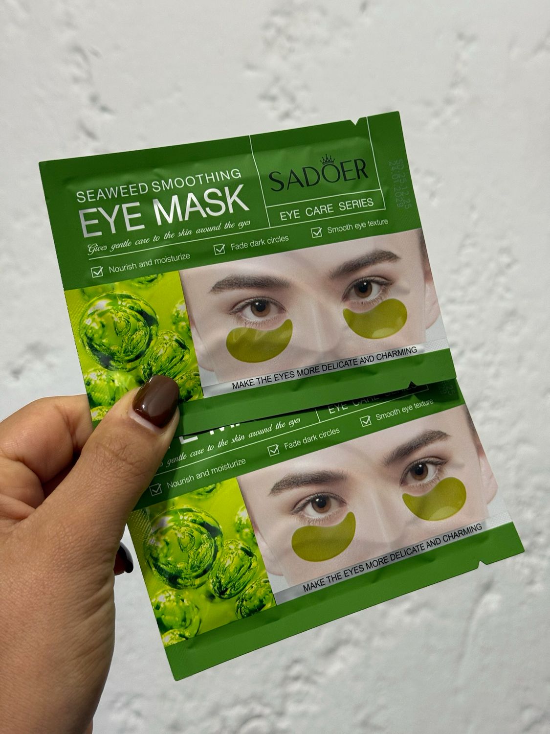 Mascarilla parche para ojeras aloe vera