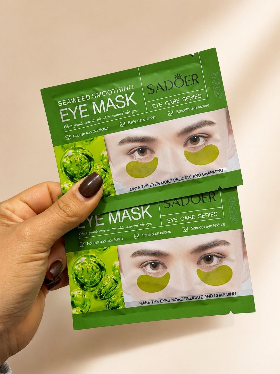 Mascarilla parche para ojos aloe vera Mascarilla parche para ojos aloe vera