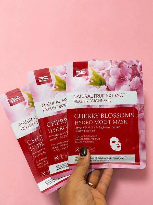 Mascarilla hidratante de flor de cerezo