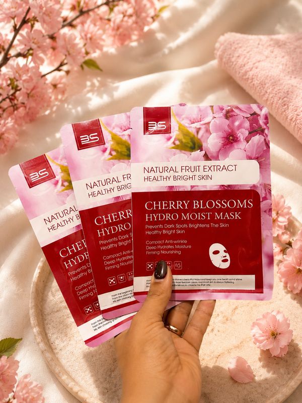 Mascarilla hidratante de flor de cerezo
