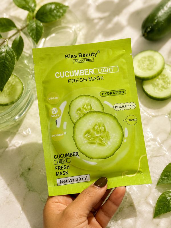 Mascarilla facial de pepino